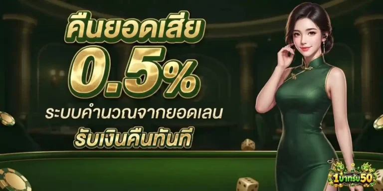 เว็บ สล็อตฝาก1รับ50 โปรโมชั่น คืนยอดเสีย